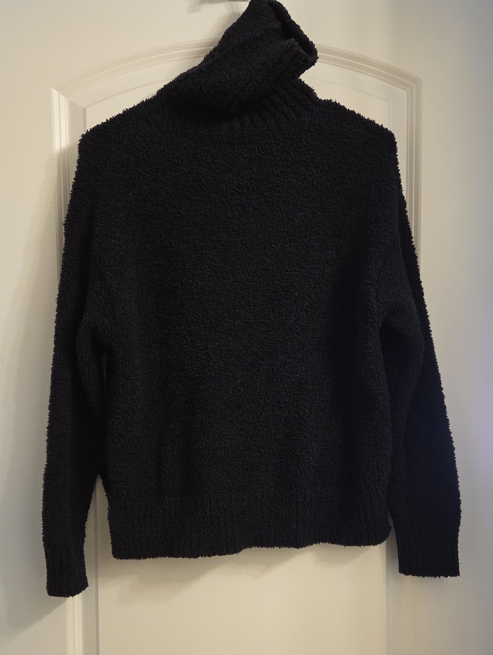 Cozy Black Turtleneck Women's Sweater
